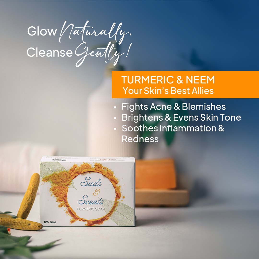 Turmeric and neem soap bar 