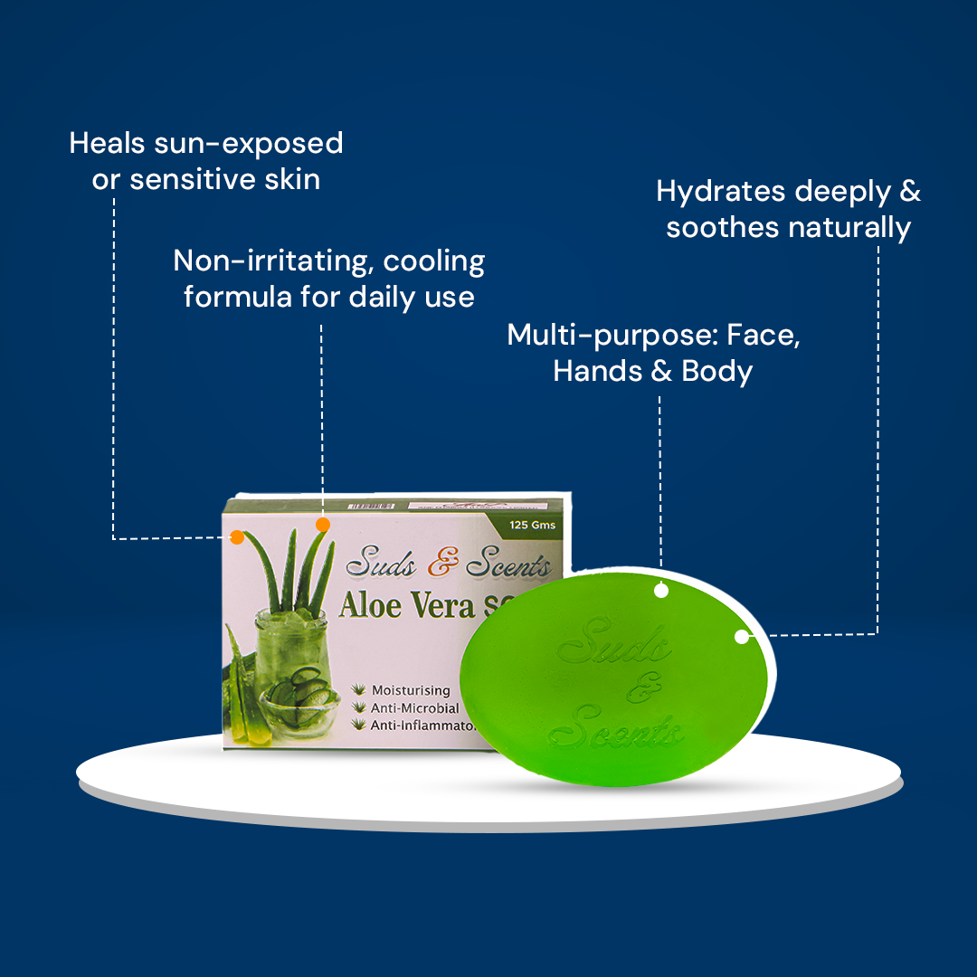 Green aloe vera soap bar london