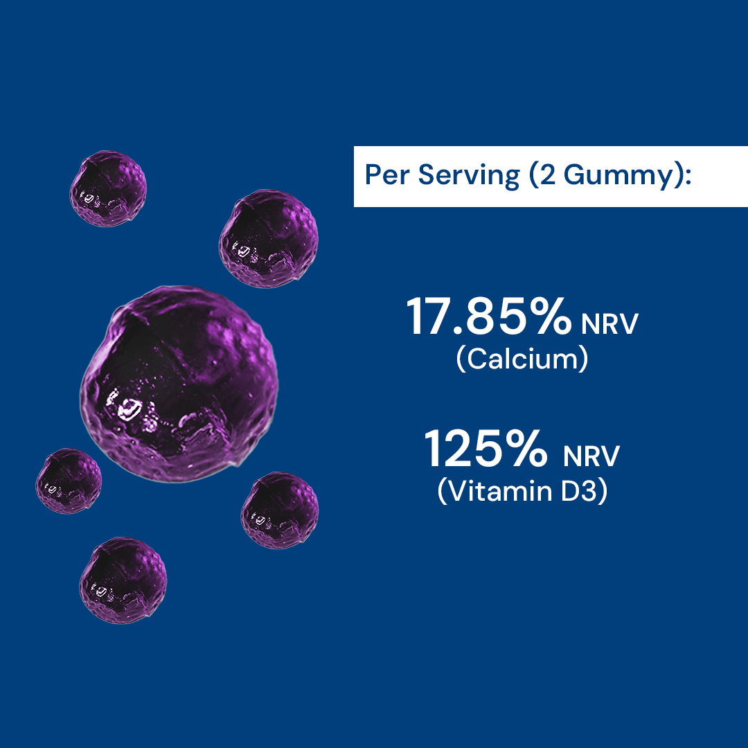 Purple gummy Vitamin D3