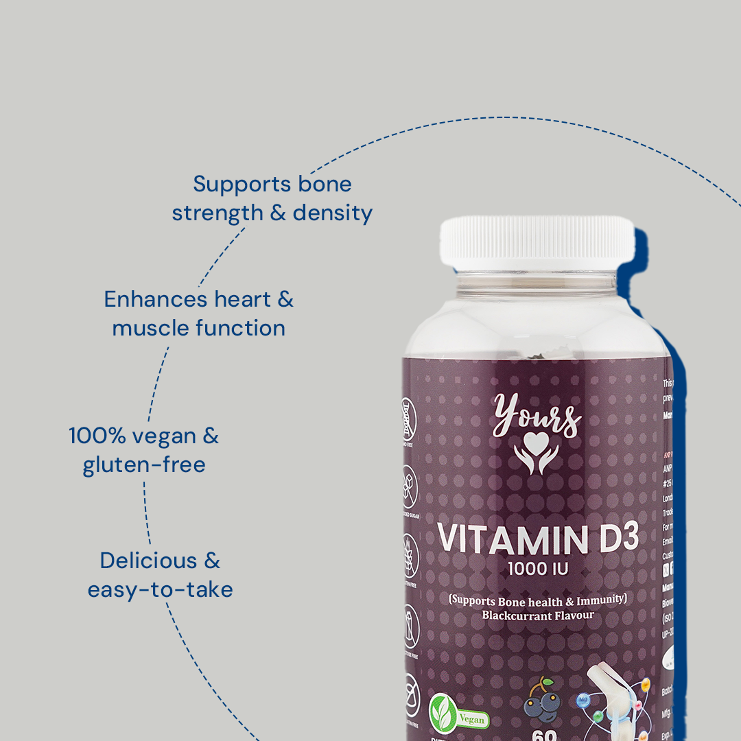 Vitamin D3 supplement  1000 IU