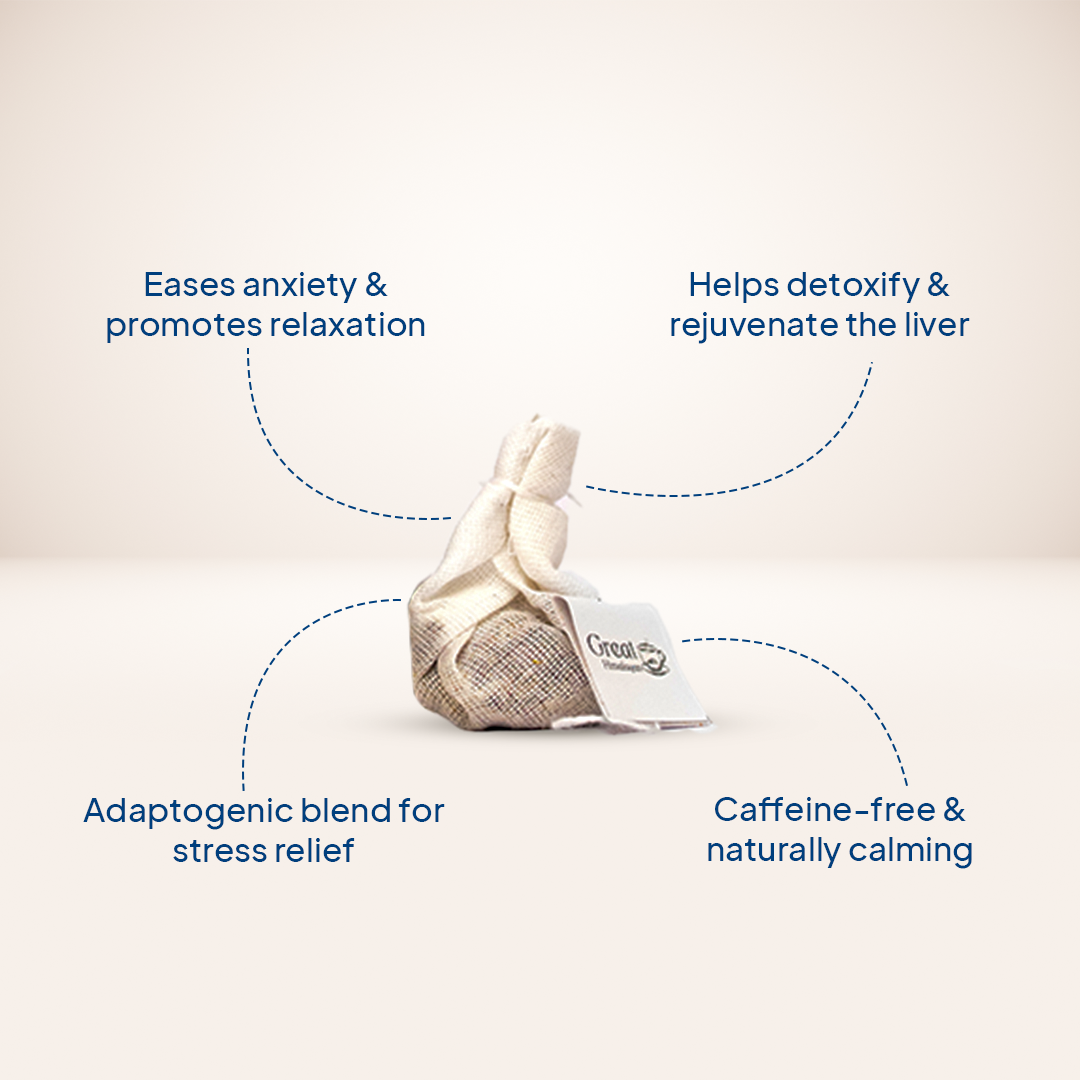 Tea bag with health benefits 