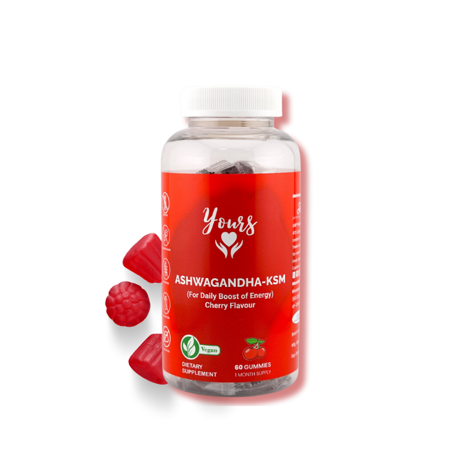 Yours Ashwagandha KSM Gummies - Daily Boost of energy