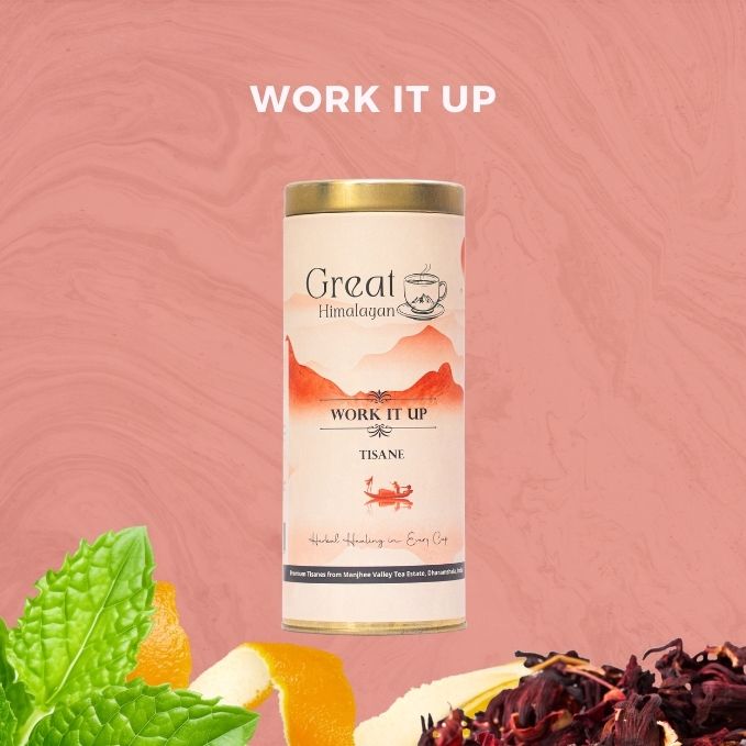 Work It Up - Hibiscus, Mint, Orange Peel, Supports Digestion